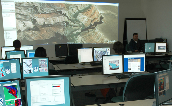 Geographic Information Systems lab at NAU.