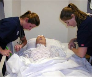 NAU nursing students real-life training