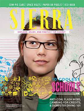 'Sierra' magazine cover