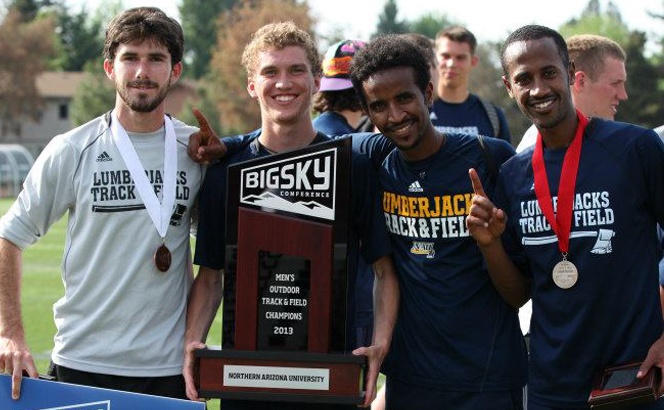 NAU Track and Field distance runners