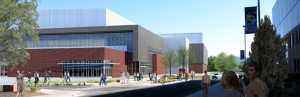 Artist's rendering of the Center for Aquatics and Tennis