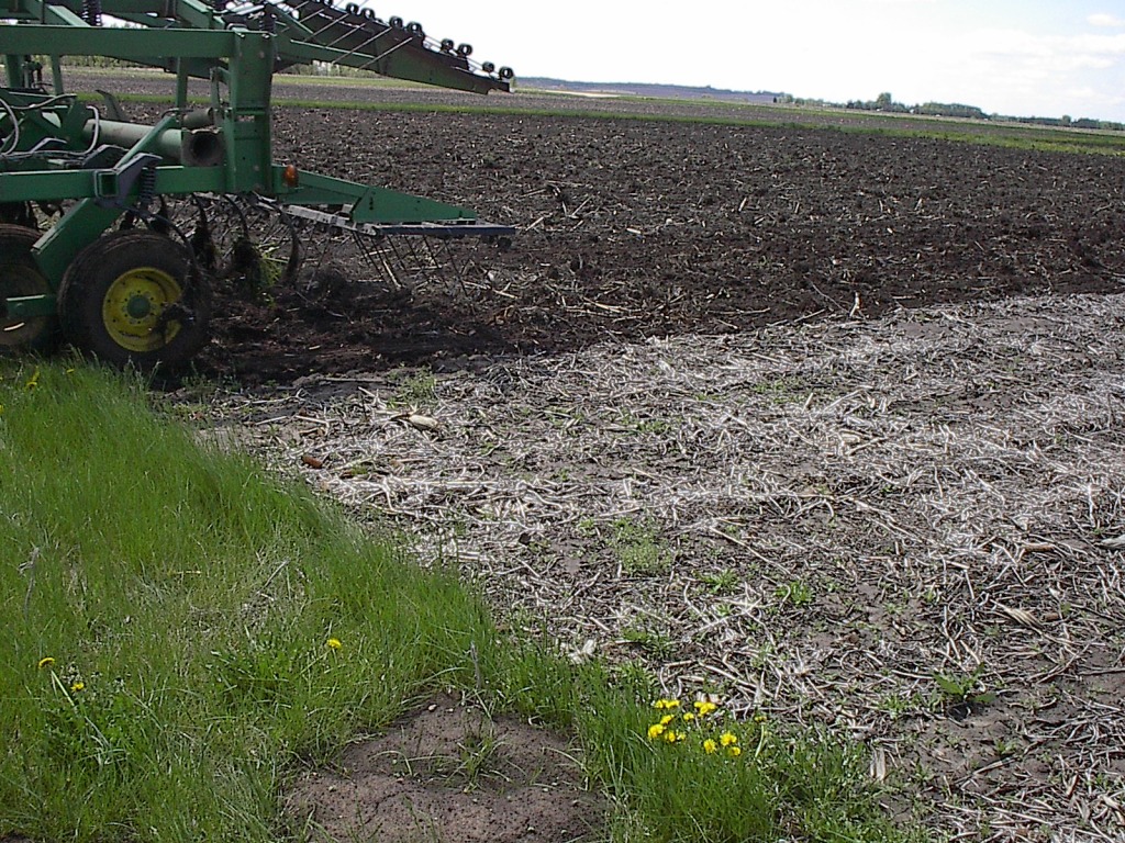 Plowing a Minnesota field