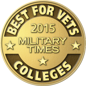 2015 Military Times Best For Vets Colleges badge