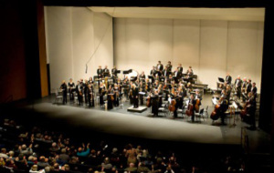 The Flagstaff Symphony Orchestra on stage