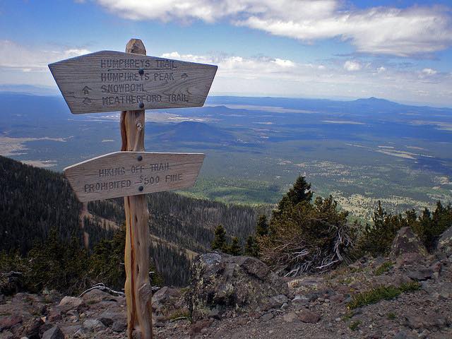 Humphreys Trail sign