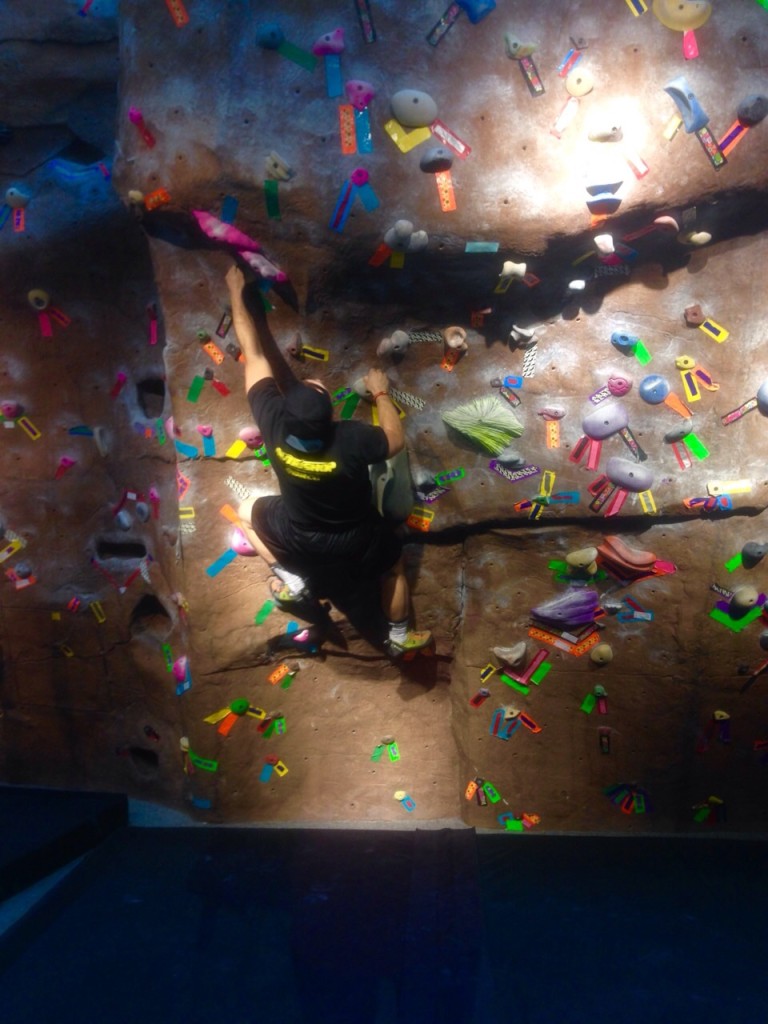 Rock climbing in the HLC