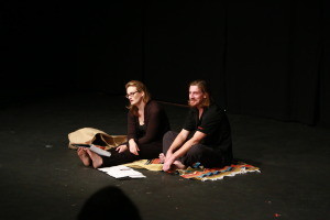 Playwrights on stage