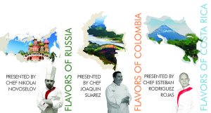 Flavors of Russia, Colombia, and Costa Rica