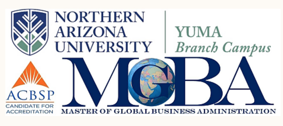 NAU-Yuma ACBSP Candidate for Accreditation for Master of Global Business Administration graphic