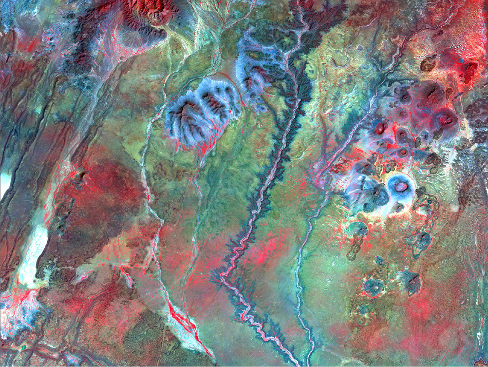 Aerial shot of Kenya