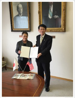 President Cheng in Japan