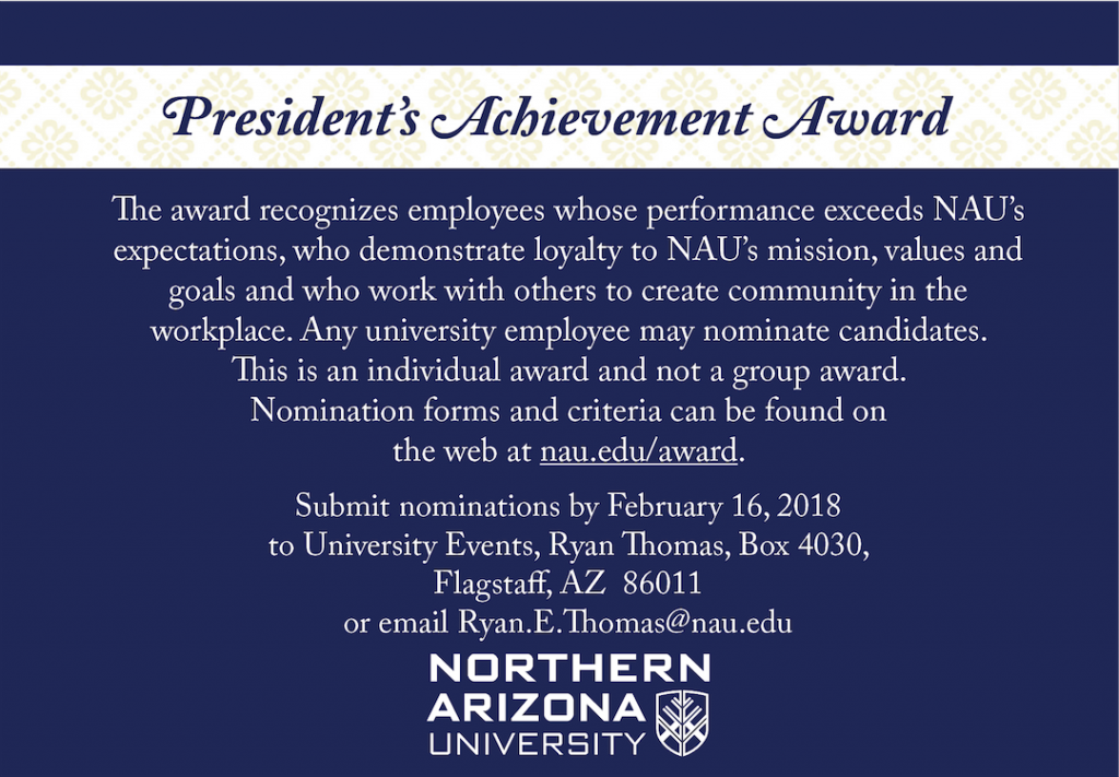 President's Achievement Award