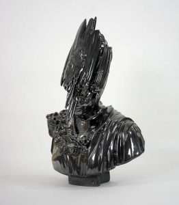 a 3-D printed sculpture