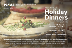 NAU Holiday Dinner poster