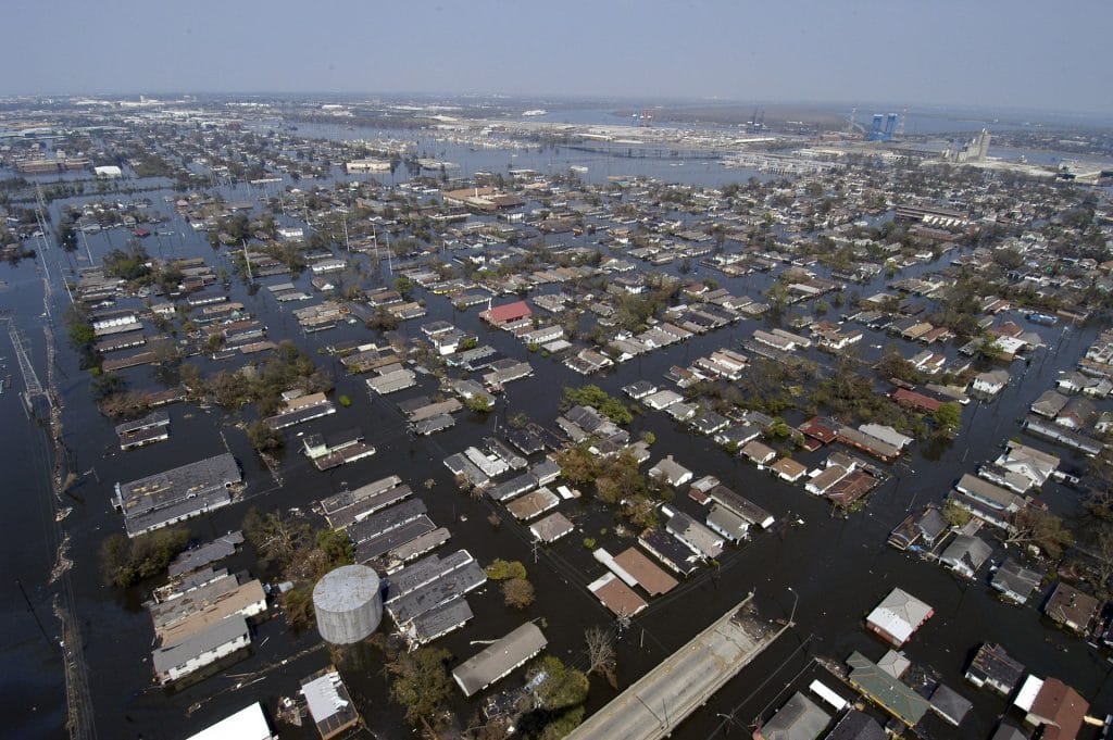 New Orleans flooded