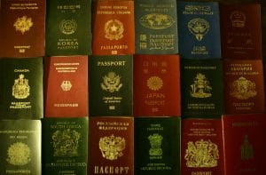 Passports from various countries