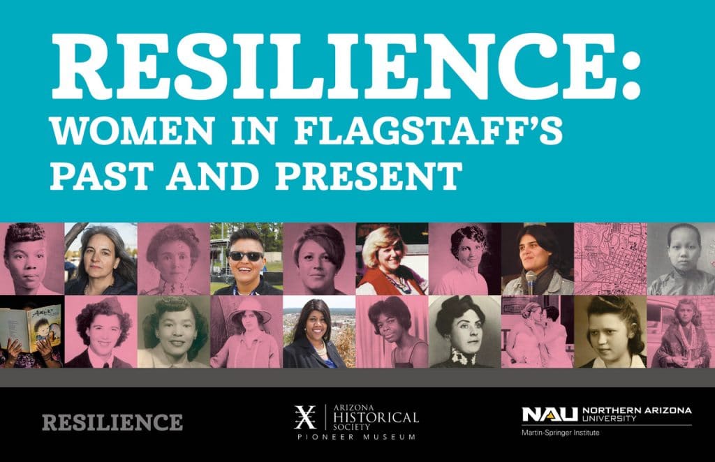 flier for Resilience exhibit