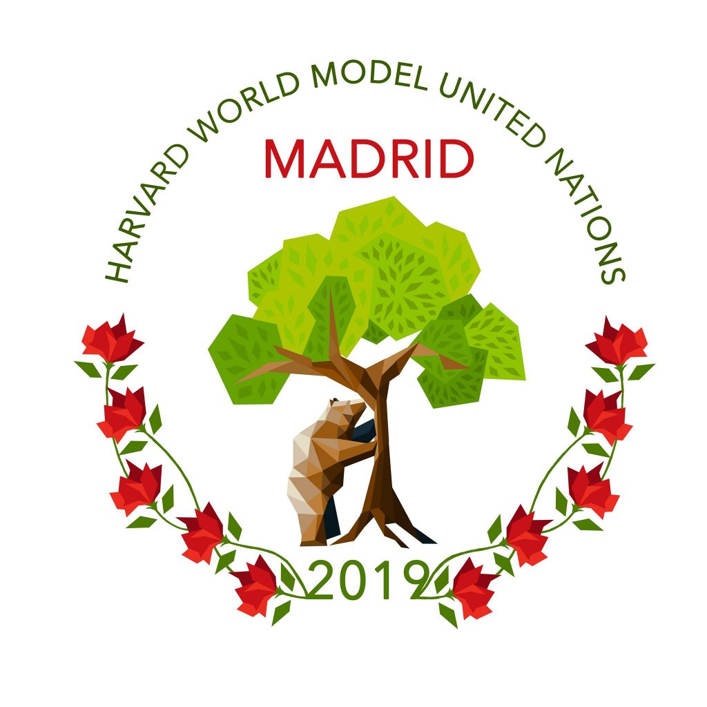 Harvard World MUN 2019 logo
