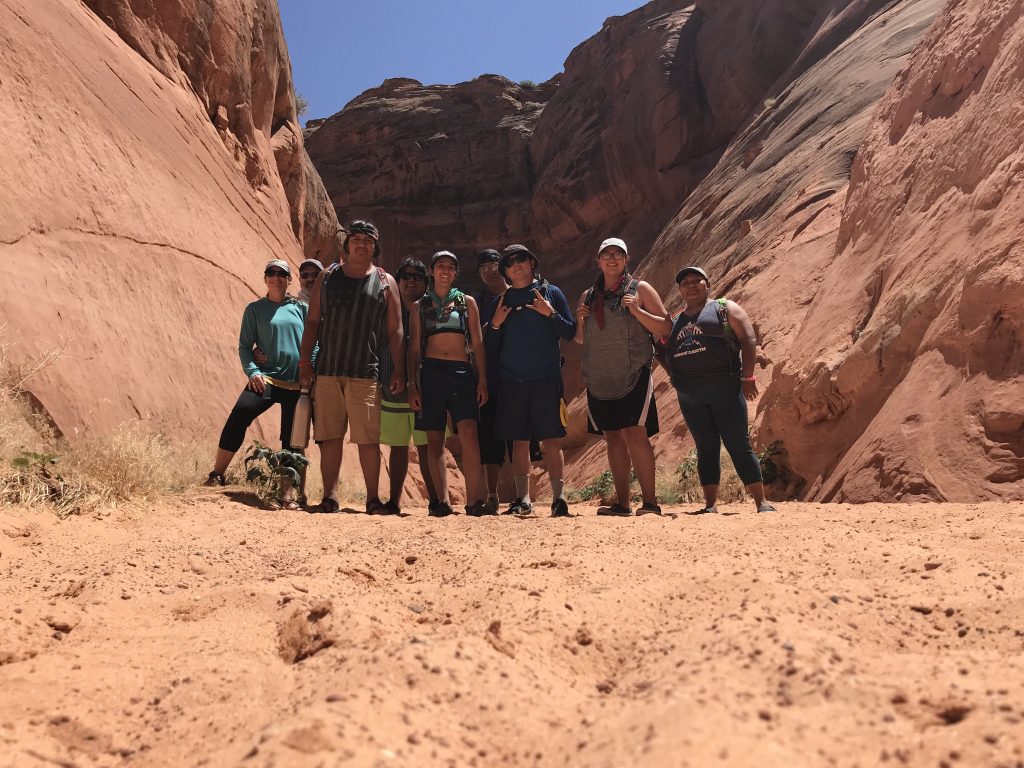 Crew at Antelope Canyon