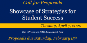 Call for proposals, 2020 Assessment Fair April 2020