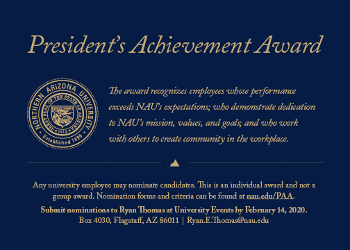 President's Achievement Award