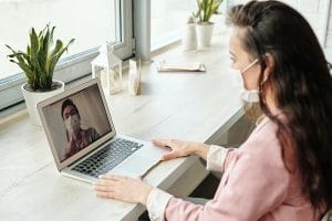 A provider offers telehealth