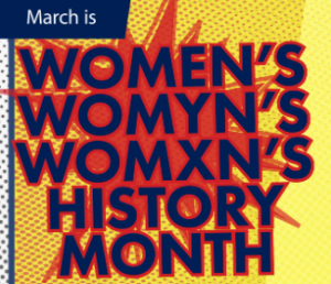 Women's History Month words