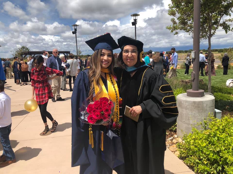 Fe and Angelina at the CSD Hooding Ceremony