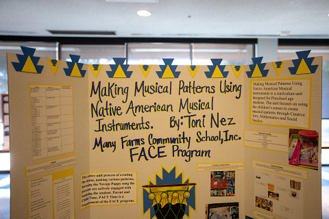 Poster presentation: Making Musical Patterns Using Native American Musical Instruments