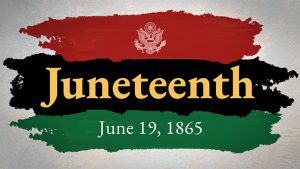 Juneteenth flag: June 19, 1865