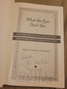 book title page "What the eyes do not see"