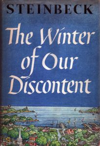 book cover of The Winter of Our Discontent by John Steinbeck