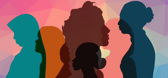 graphic of women silhouettes