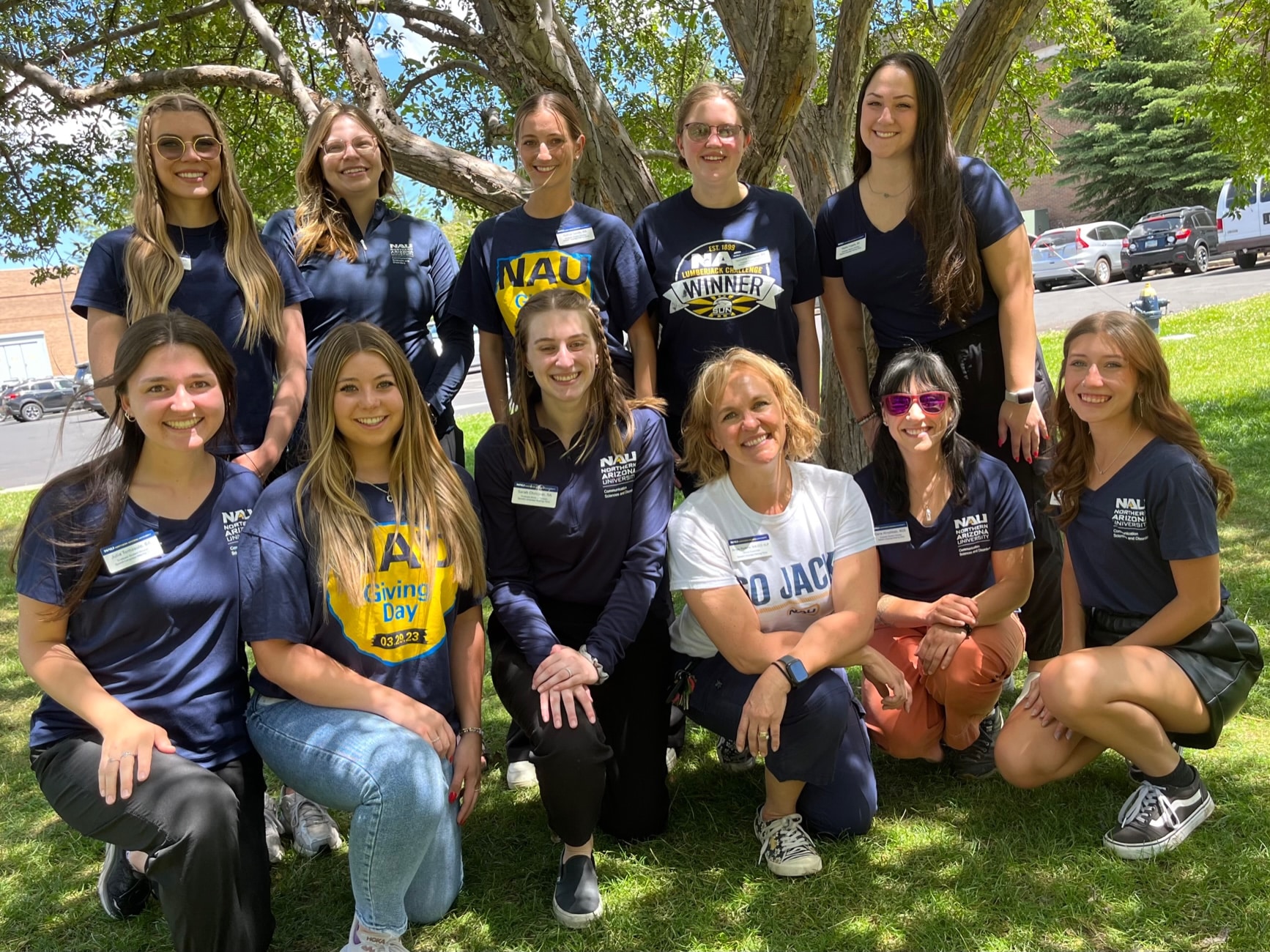 NAU graduate clinicians who hosted Camp Chit-Chat