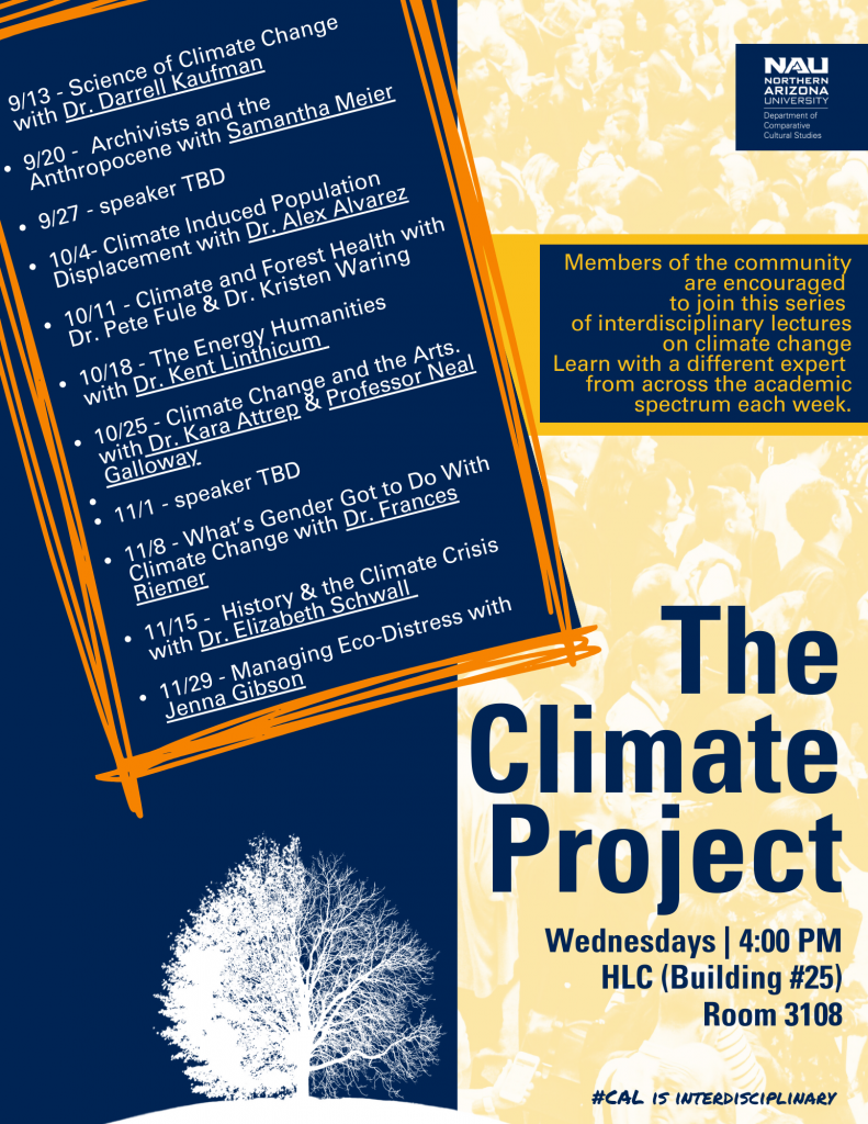 A list of all the Climate Project speakers