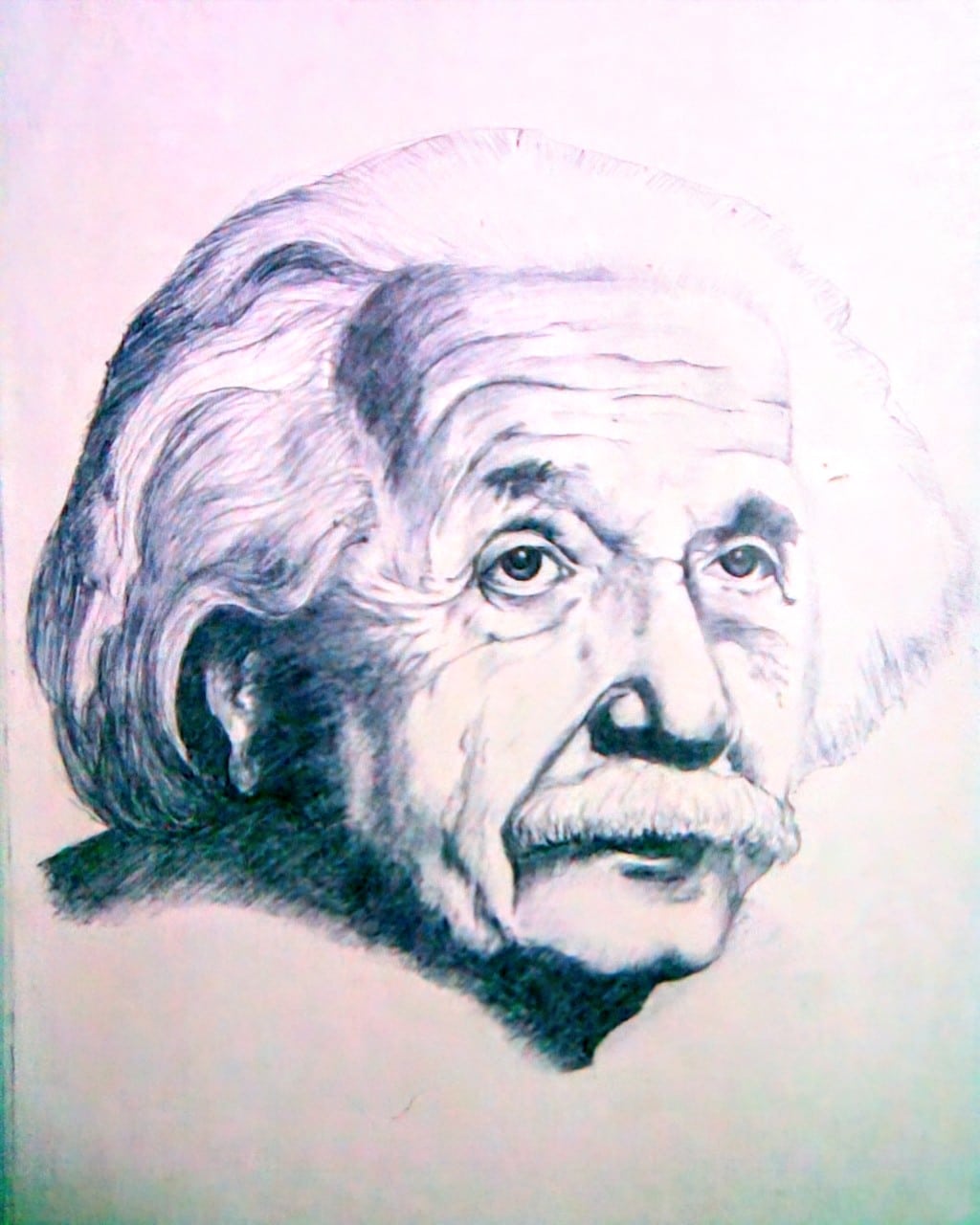 Einstein drawing