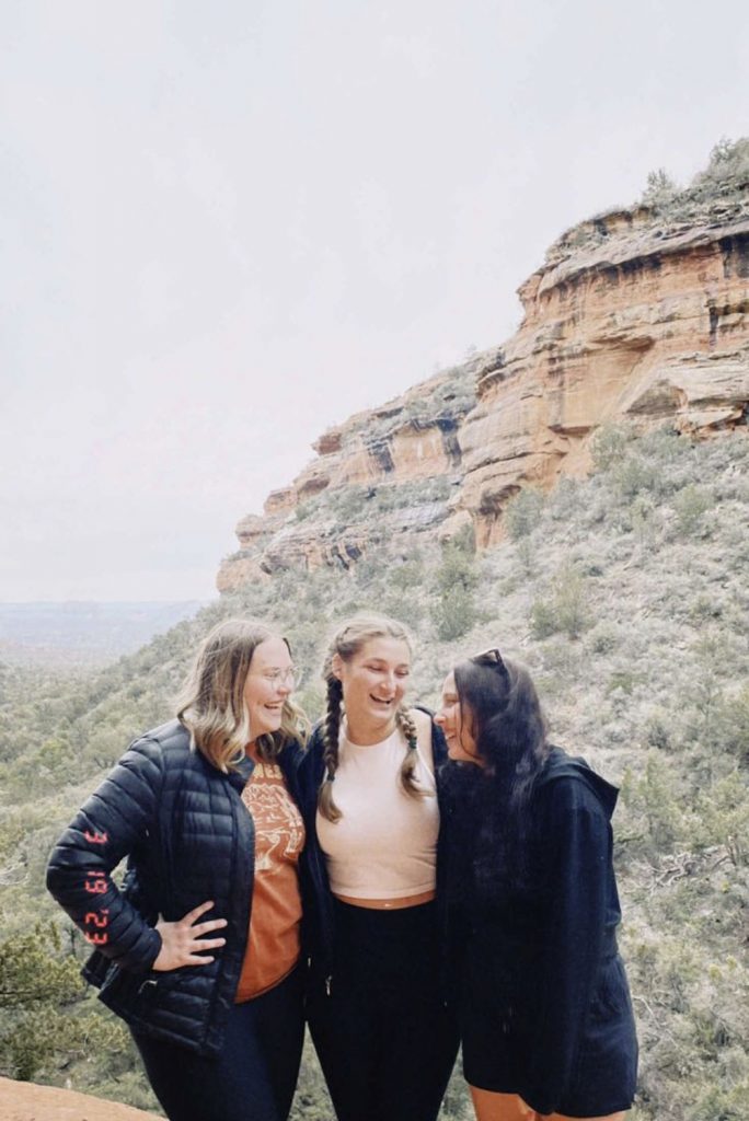 Karli VanderMeersch and friends exploring the outdoors in Arizona