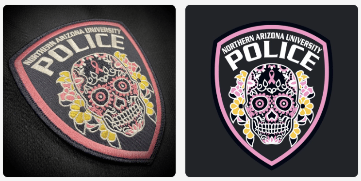 NAUPD pink patch