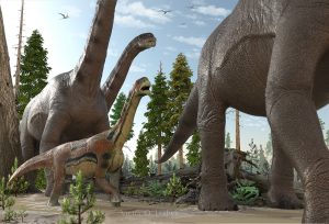 Art of sauropods in the Cretaceous era