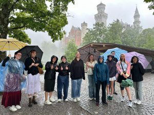 NAU students at Neuschwanstein Castle in Germany