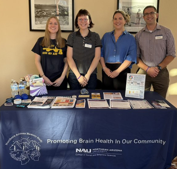 Faith Shannon, Kate Fleury, Jessica DeFelice and Eric Cerino at the Hopi Dementia Education Symposium