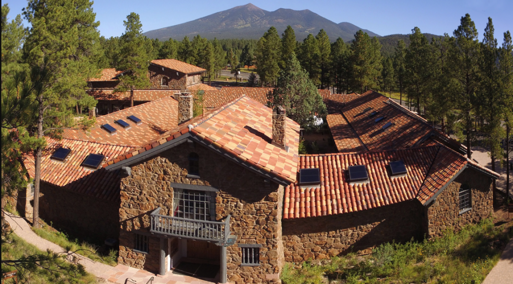 Aerial view of the Museum of Northern Arizona