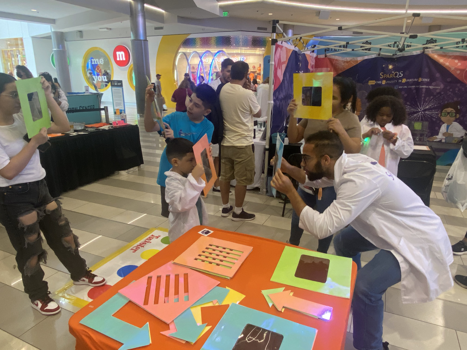 Young children learn about polarization.