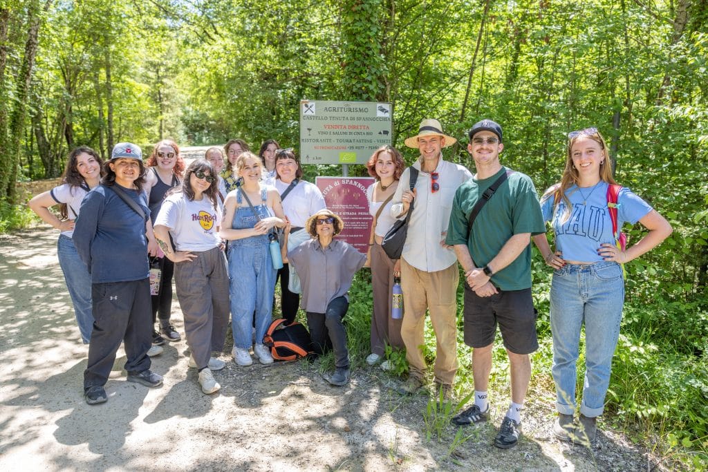 NAU students during a summer program in Italy