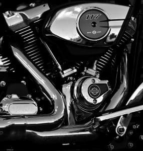 Picture of motorcycle engine