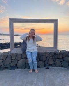 Megan Bennett in Korea