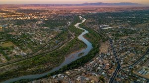 Rio Grande in Albuquerque, New Mexico