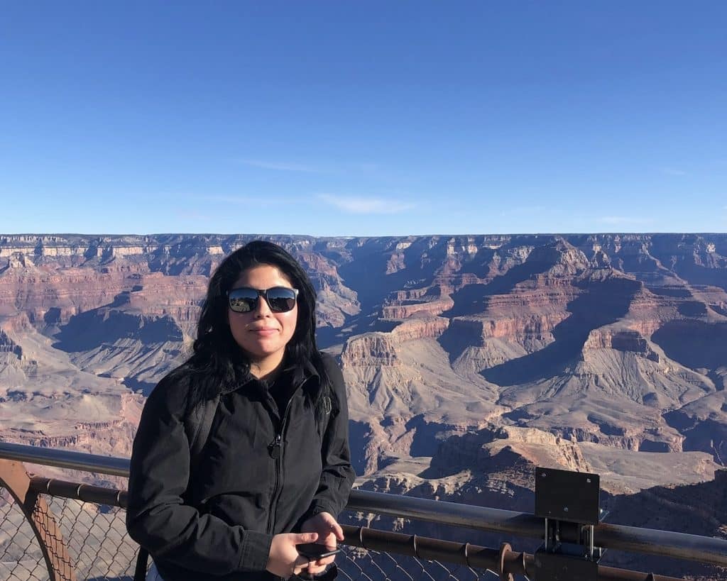 Ashley Martinez at the Grand Canyon