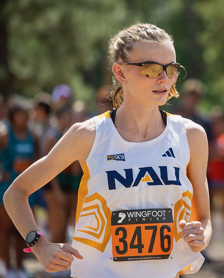 Agnes McTighe running