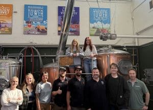 NAU Hospitality students at a brewery
